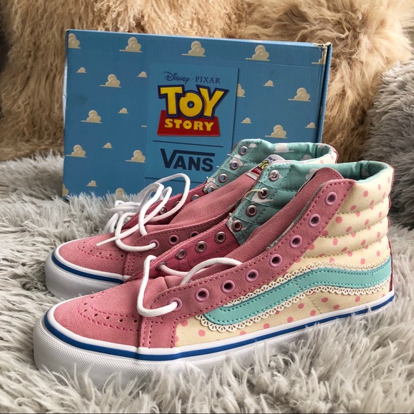 VANS x TOY STORY SK8-HI SLIM BO PEEP Pink Sneakers - Picture 6 of 8